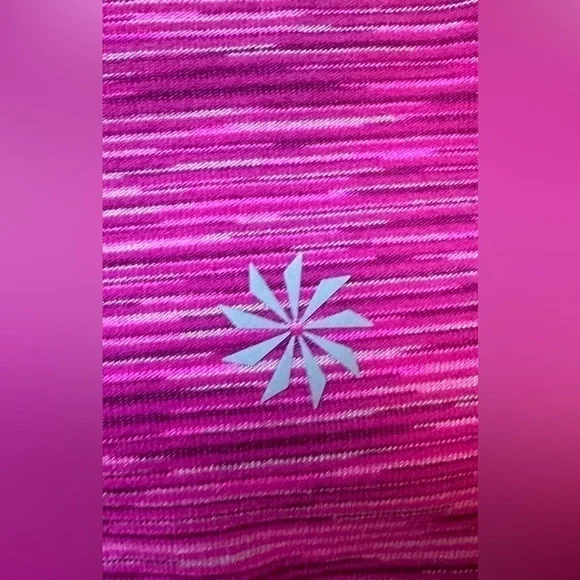 Athleta Power Up leggings, space dye pink - Picture 4 of 9